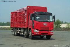 解放 J6M重卡 260馬力 8X4 倉柵載貨車(CA5240CLXYP63K1L6T4A2E)